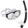 U.S. Divers US.Divers-Kit per immersioni,maschera e boccaglio per bambini dai 6 anni in su con visione panoramica a 180°,protezione UV,lenti antiappannamento e anti-perdita per escursioni acquatiche e snorkeling