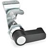 Ganter Normelemente | Gancio di bloccaggio azionamento con elemento di comando - GN 115.8-HG-18-H1-CR-2