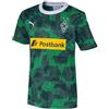 PUMA Bmg Third Shirt Replica Jr with Sponsor, Maglia Calcio Unisex Bambini, Amazon Green/Black, 128