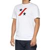 100% T-Shirt Alva, White M, Ricambi Unisex Adulto, Multicolore, Taglia Unica