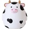 Wuzdy Animale Salvadanaio, Forma Maialino, Mucca, Risparmio, Monete, Bambini, Adulti, Decorazione Desktop, Camera da Letto