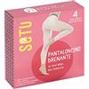 Setù - Collant Drenanti Anticellulite Professionali al Sale Rosa dell'Himalaya - 1 Pantaloncino anticellulite, 3 ricariche, 1 Pantacartene