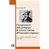 Anicia (Roma) l'insegnamento della pedagogia di Antonio Labriola all'Università «La Sapienza». Tesi, sommari, programmi, appunti 1893-1901