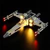 GEAMENT Set di Luci LED Compatibile Con LEGO X-Wing Fighter di Luke Skywalker - Kit Di Illuminazione per Star Wars 75301 (Modello di mattoncini non incluso)