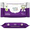 Italian Pet Biodegradabili Aloe Vera e Lavanda - Salviette umidificate per la Pulizia di Zampe, Muso e Capelli di Cani, Gatti, Conigli, Animali Domestici - 100 salviette USA e Getta, 20 x 30 cm