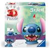 Ravensburger - Puzzle 3D, Stitch con le Orecchie, per Adulti e Bambini 6+ Anni, Idea Regalo, 77 Pezzi