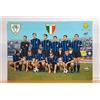 CARTOLINA SQUADRA DI CALCIO F.C. INTER 1964/1965 - A COLORI ORIGINALE VINTAGE -