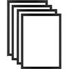 ACONDE 4 cornici per diamond painting, 30 x 40 cm, cornice magnetica per decorazione da parete di casa, colore nero