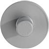 WENKO Gancio da parete Savona grigio opaco acciaio inossidabile - Gancio portasalviette, appendiabiti, autoadesivo, Acciaio inossidabile, 5 x 2 x 5 cm, Grigio