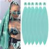 YDDM Capelli Per Treccine Africane Lilla Extension Treccine Texture Yaki Easy Install per Principianti 20 Pollici 6 Pezzi Capelli Leggeri e Naturali per Box Braids, Twist e Crochet
