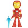 Hasbro Marvel Spidey e I Suoi Fantastici Amici - Mega Iron Man, action figure da 22,5 cm, giocattolo prescolare, per bambini dai 3 anni in su