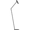 EGLO Almudaina - Lampada a piantana a LED con faretto spot orientabile, in metallo nero, lampada da soggiorno minimalista, colore luce bianco caldo, 157 cm