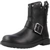 Geox J Eclair Girl, Stivale alla Caviglia Bambina, Nero, 27 EU