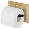 Wenko Maximex Wenko 25612100 Porta Carta Igienica Allegre, Naturale/Nero