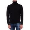 Markup D/V F12 Maglia Dolcevita Viscosa Nera Uomo