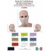Mascherina KA0890 Colore Bianco 1 Pezzo