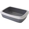 savic Cassetta igienica con bordo Savic Iriz - 50 cm - grigio chiaro / bianco