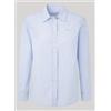 Pepe Jeans Lyra Camicia Azzurra Righe Bianche Donna