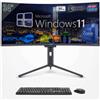 Simpletek PC ALL IN ONE CORE i9 GEN 34" CURVO 4K GAMING GPU RTX4060 8GB WIN11 64GB 2TB