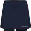 HEAD Club Basic, Gonna da Bambina, Blu (Dark Blue), 128