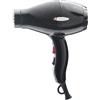 Gammapiù GAMMAPIU' Asciugacapelli Professionale E-T.C. Light Nero Lucido, Phon per Capelli Leggero (430gr), Phon Professionale Compatto, solo 18, 5 cm, Griglia Rivestita in Tormalina, W1800-2100