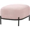 Ristosubito Pouf da interno TESR Struttura in metallo verniciato, rivestimento in tessuto. Modello 1603-06T