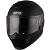 Simpson Casco Moto Integrale Simpson Venom 22.06 Nero Opaco