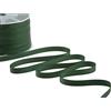 Furlanis - Nastro Doppio Raso, Tessuto Italiano - Verde Foresta, 10 mm x 100 m