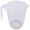 Fackelmann 44984 Vetro dosatore plastica base antiscivolo vetro dosatore cucina brocca dosatore con beccuccio, dosatore 1 l, vetro misuratore cucina, plastica, 14,4 x 11,9 cm