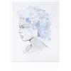 Declea Quadro moderno Woman with Flowers Stampa con fiori - arredo per la casa soggiorno Stampa su tela di altissima qualità