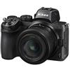 Nikon Z5 + Z 24-50 + Lexar SD 64 GB 667x Pro Fotocamera Mirrorless, CMOS FX 24.3 MP, Full Frame, Mirino Quad-VGA EVF, LCD 3.2'' Touch, Wi-Fi, Bluetooth, Video 4K, Nero (Nital Card)