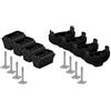 Lampa NORDRIVE N40050 DISTANZIALI per PORTASCI, nero