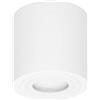 Adviti Megy Plafoniere per Bagno Circolare Impermeabile GU10 IP54 7W LED (Lampadina non inclusa) (bianco)