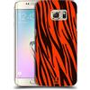 Head Case Designs Tigre Arancione Stampe Pazze Custodia Cover Dura per Parte Posteriore Compatibile con Samsung Galaxy S7 Edge