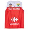 Vichy-Clermont Métropole Basket J.a Vichy-Clermont - Maglia Ufficiale da Basket per Bambini, Bambini, Maillot_Ext_Vichy, Rosso, FR : XXS (Taille Fabricant : 6 Ans)