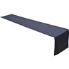 Lemos Home Runner da tavola in 100% cotone, collezione Concept, colori e dimensioni a scelta (runner da tavolo, 40 x 180 cm, antracite)