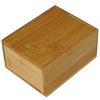 Fackelmann 61143 - Contenitore per sapone, accessorio per il bagno, in bambù, per viaggio, in legno, 11 x 8,6 x 5,5 cm, colore: Marrone