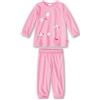 Sanetta 220786 - Pigiama a due pezzi lungo, bambina, Rosa (Rosa (3092)), 92