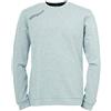 uhlsport, Felpa Girocollo Essential Uomo, Grigio (Grau mélange), XXS/XS