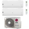 LG Climatizzatore condizionatore lg dual split inverter serie libero smart 9+12 con mu2r17 ul0 r-32 wi-fi integrato 9000+12000 + novità