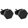 Liebeskind Berlin orecchini a bottone LJ-0069-E-07 acciaio inossidabile IP black