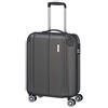travelite board trolley bagaglio a mano, leggero, 4 ruote, CITY, valigia rigida piccola con superficie antigraffio, 55 cm, 40 litri