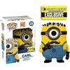 FUNKO POP MOVIES Despicable me 2 Carl Exclusive Mustache MINIONS NEW