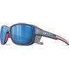 JULBO MONTEROSA 2 Sunglasses, Blu Scuro/Rosa/Bianco, One Size Women's