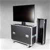 Casetec GmbH Casetec Flightcase con sistema di sollevamento elettrico (incl. staffa per display ) per display 46-55 | portata: 60 kg
