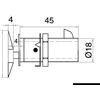 OSCULATI Chiusura Flush Lock Ovale