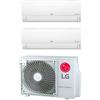 Lg Climatizzatore dual split LG Deluxe da 9000+12000 btu inverter in R32 con UV nano, Ionizzatore e Wi-Fi ThinQ MU2R17 in A++
