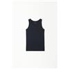 Tezenis Canotta Basic Spalla Larga In Cotone Bimbi Unisex Unisex Blu
