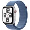Apple Watch SE GPS + Cellular Cassa 44mm in Alluminio con Cinturino Sport Loop Blu Inverno