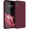 kwmobile Custodia Compatibile con Apple iPhone XR Cover - Back Case per Smartphone in Silicone TPU - Protezione Gommata - rosso fulvo